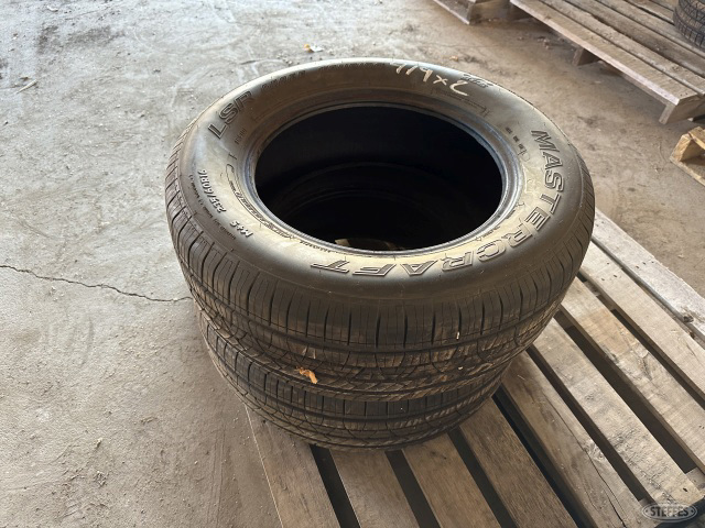 (2) 235/60R16 tires